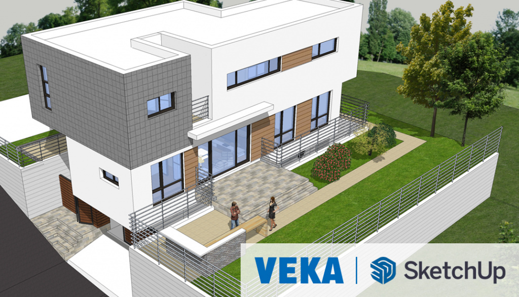 VEKA анонсирует 3D-модели окон и порталов для SketchUp